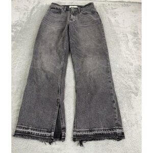 Abercrombie & Fitch The Ankle Straight High Rise Jeans Women's Size 27 Black